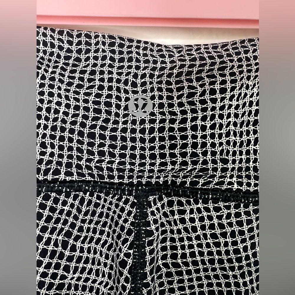 Lululemon Wunder Under Fall Net White And Black L… - image 4